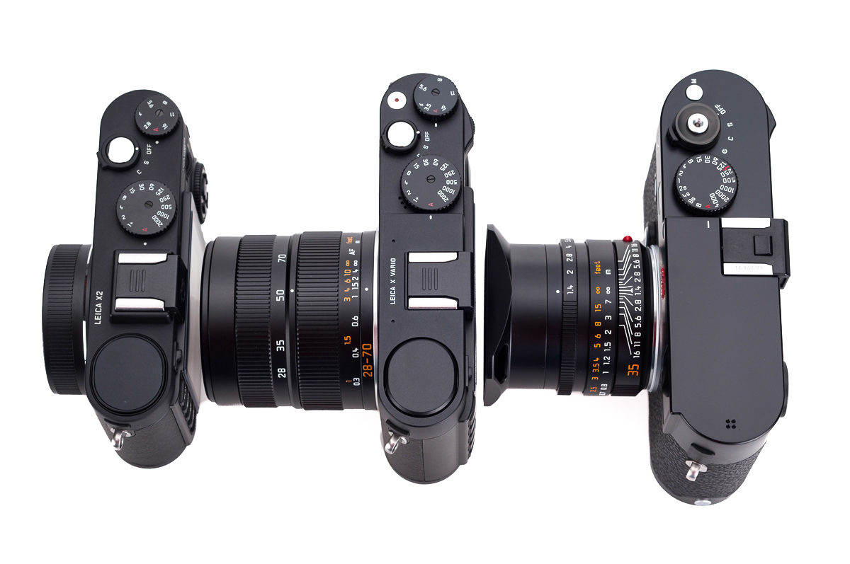 From left: X2, X Vario and M 240